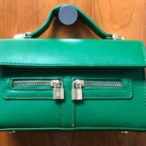 Mini Crossbody Bag with Detachable/Adjustable Strap Green